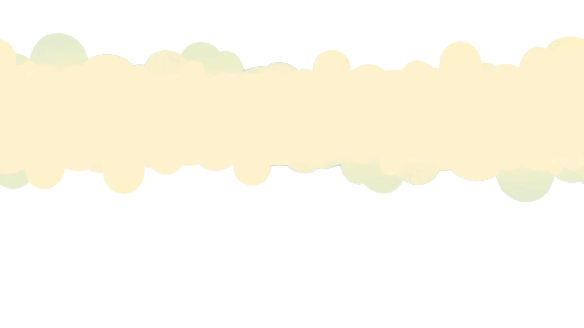 Des nuages qui défilent en bas de la page